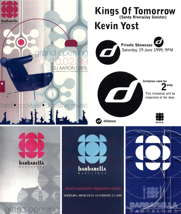 Flyers Barbarella Barcelone