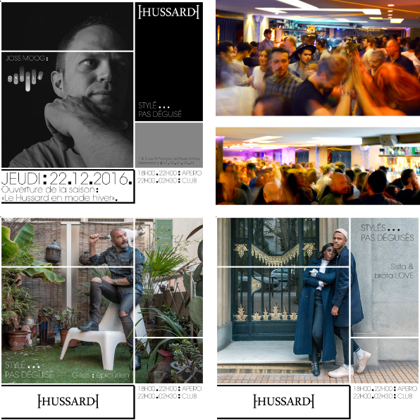 Photos et visuels de communication Le Hussard saison d'hiver 2016/2017